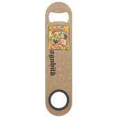 中世のフローラライトレターRモノグラム スピード栓抜き (裏面)