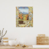 中世のベツレヘム近郊の野原の羊飼い ポスター (キッチン)