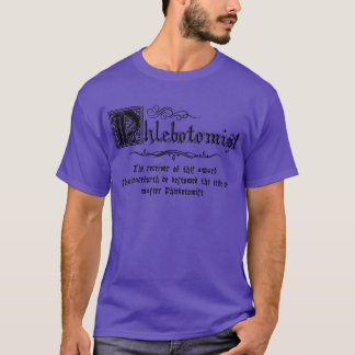 中世のマスターPhlebotomist Tシャツ