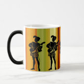 中世のメロディ：ミュージシャン&エンターテイナー モーフィングマグカップ (左)