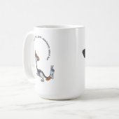 中世のモンスターとモーニングフレンドリーコーヒーマグ コーヒーマグカップ (正面左)