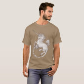中世のユニコーンの家族 Tシャツ (正面フル)