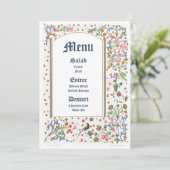 中世のライトアップされた鳥と花結婚の数 メニュー (スタンド正面)