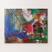 中世のライトアート「受胎告知」 ジグソーパズル (横)