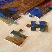 中世のライトアート「受胎告知」 ジグソーパズル (側面)