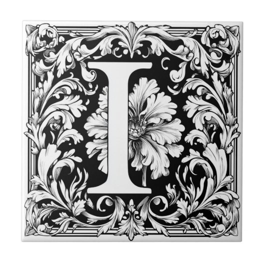 中世のライトレターI タイル (正面)