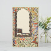 中世のヴィンテージ書 便箋 (スタンド正面)