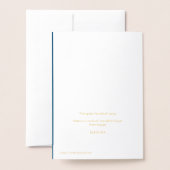 中世の三角灯 箔カード (裏面封筒付き)