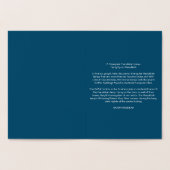 中世の三角灯 箔カード (内部)