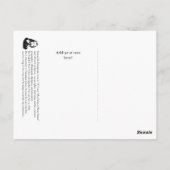 中世の世界地図ケベックヌーヴェッレ – フランスアメリカ ポストカード (裏面)