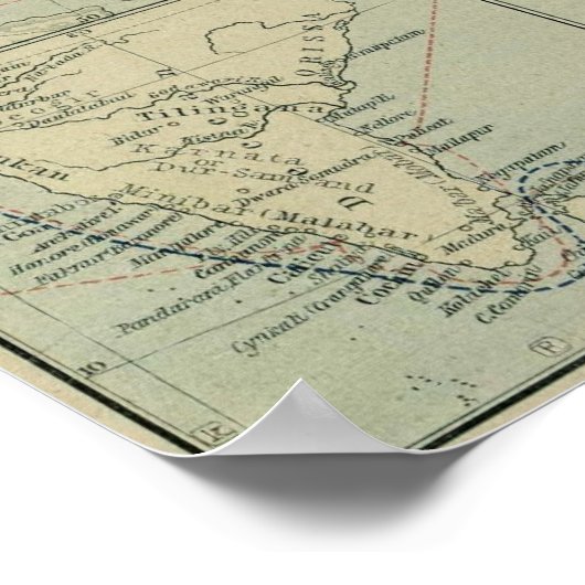 中世の交易路 ポスター (角)