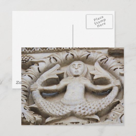 中世の人魚 ポストカード (正面/裏面)