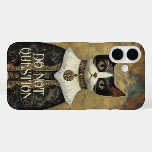 中世の伝統的なタキシード猫のルール Case-Mate iPhoneケース (裏面 (横))