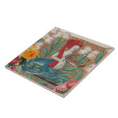 中世の伝説の妖精メルリシナ音楽を作る タイル (側面)