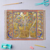 中世の伝説,命の木の上のフェニックス,ドラゴン 薄葉紙 (クラフト)