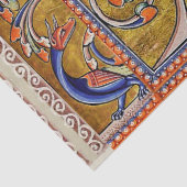 中世の伝説,命の木の上のフェニックス,ドラゴン 薄葉紙 (詳細)