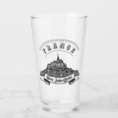 中世の修道院モン·サン·ミシェル。フランス。 タンブラーグラス (正面)