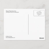 中世の僧テイスティングワインポストカード ポストカード (裏面)