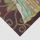 中世の優雅さと黄金の刺繍の切り離 薄葉紙 (詳細)