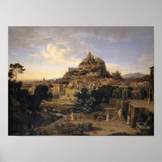 中世の全盛期，1829年 ポスター (正面)