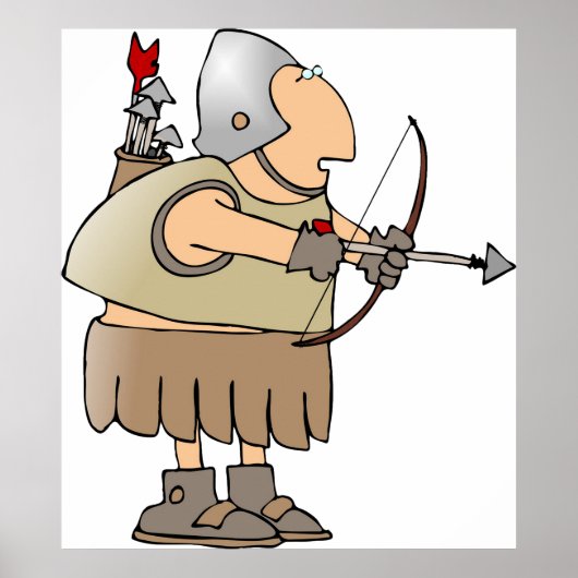 中世の兵士 ポスター (正面)