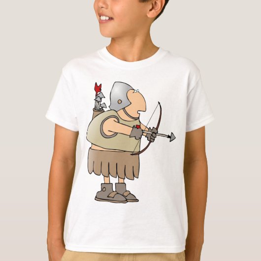 中世の兵士 Tシャツ (正面)