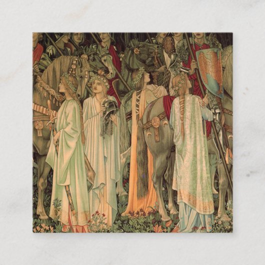 中世の円卓騎士 エンクロージャーカード (正面)