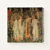 中世の円卓騎士 ノートブック (裏面)