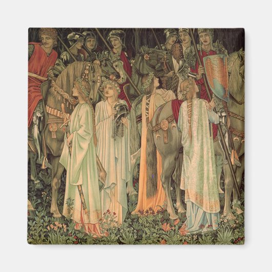 中世の円卓騎士 マグネット (正面)