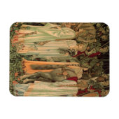 中世の円卓騎士 マグネット (横)