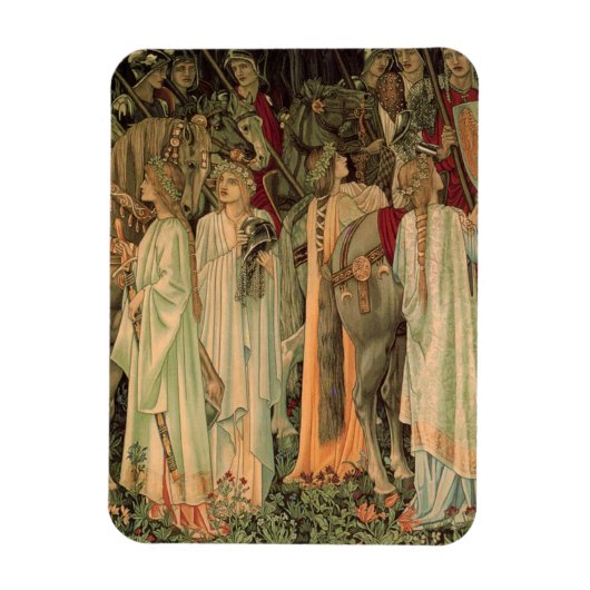 中世の円卓騎士 マグネット (縦)