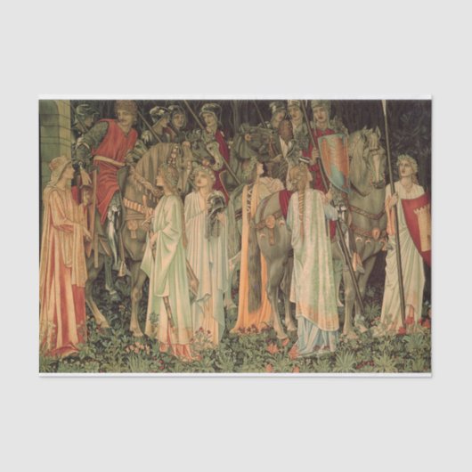 中世の円卓騎士 薄葉紙 (正面)