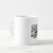 中世の写本 ネコ 写本 ビンテージ Vec コーヒーマグカップ (正面左)