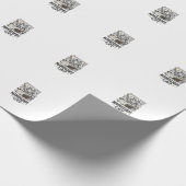 中世の写本 ネコ 写本 ビンテージ Vec ラッピングペーパー (角)