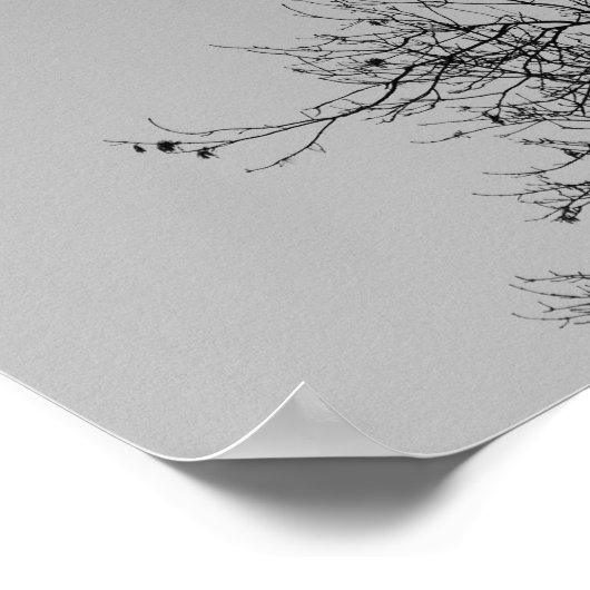 中世の冬の午後 ポスター (角)