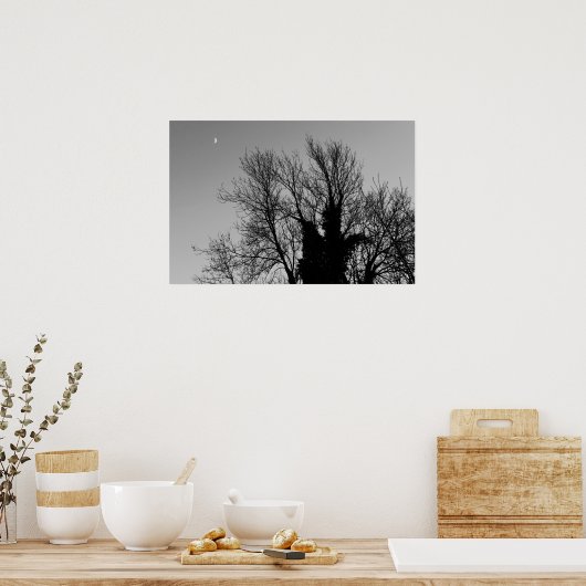 中世の冬の午後 ポスター (キッチン)