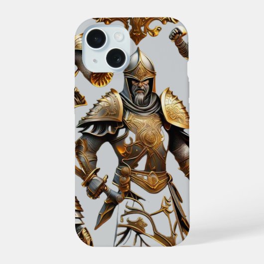"中世の力" iPhone 15ケース (裏面)