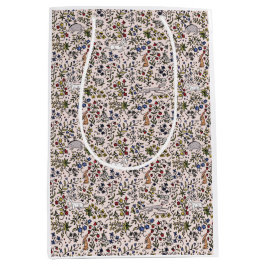 中世の動物のアワフルーアピンク抱き枕 ミディアムペーパーバッグ