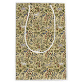 中世の動物のアワフルーア羊皮紙抱き枕 ミディアムペーパーバッグ (正面)