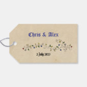 中世の動物感謝していあなたメッセージカード ギフトタグ (裏面横)