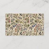 中世の動物 フラット パーソナライズ プレイスクカード プレイスカード (裏面)