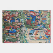 中世の包装紙 ラッピングペーパーシート (正面3)