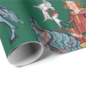 中世の包装紙 ラッピングペーパー (ロールコーナー)