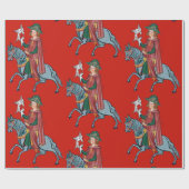 中世の包装紙 ラッピングペーパー (フラット)