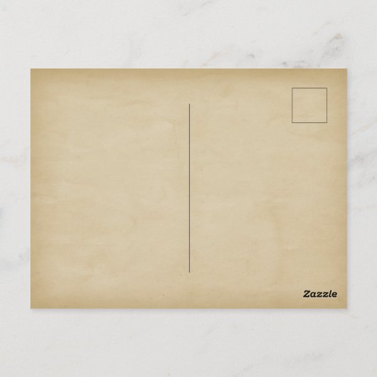 中世の古いスクロールワックスシールを保存する ポストカード (裏面)