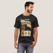 中世の周期表Ye Olde周期表 Tシャツ (正面フル)