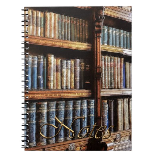 中世の図書館・古書 ノートブック (正面)