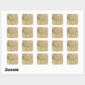 中世の地理 スクエアシール (シート)