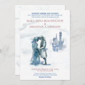 *~* 中世の城での恋人たちのウェディング 招待状 (正面/裏面)