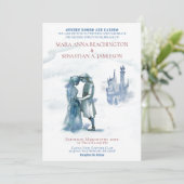 *~* 中世の城で愛を誓うウェディング 招待状 (スタンド正面)